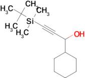 1-Cyclohexyl-3-(tert-butyldimethylsilyl)-2-propyn-1-ol