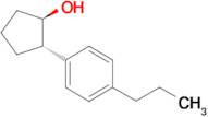 trans-2-(4-n-Propylphenyl)cyclopentanol