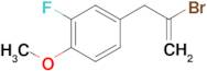 2-Bromo-3-(3-fluoro-4-methoxyphenyl)-1-propene