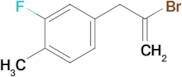 2-Bromo-3-(3-fluoro-4-methylphenyl)-1-propene