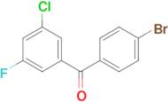 4-Bromo-3'-chloro-5'-fluorobenzophenone