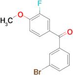 3-Bromo-3'-fluoro-4'-methoxybenzophenone