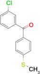 3-Chloro-4'-(methylthio)benzophenone