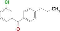 3-Chloro-4'-n-propylbenzophenone