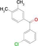 3-Chloro-3',4'-dimethylbenzophenone