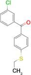 3-Chloro-4'-(ethylthio)benzophenone