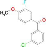 3-Chloro-3'-fluoro-4'-methoxybenzophenone