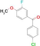 4-Chloro-3'-fluoro-4'-methoxybenzophenone