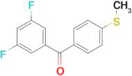 3,5-Difluoro-4'-(methylthio)benzophenone