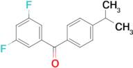 3,5-Difluoro-4'-iso-propylbenzophenone