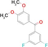 3,5-Difluoro-3',4'-dimethoxybenzophenone