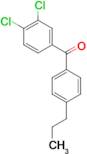 3,4-Dichloro-4'-n-propylbenzophenone