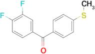 3,4-Difluoro-4'-(methylthio)benzophenone