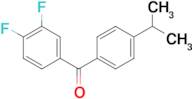 3,4-Difluoro-4'-iso-propylbenzophenone