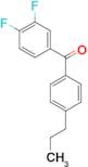 3,4-Difluoro-4'-n-propylbenzophenone