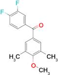 3,4-Difluoro-3',5'-dimethyl-4'-methoxybenzophenone