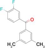 3,4-Difluoro-3',5'-dimethylbenzophenone