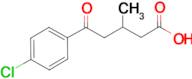 5-(4-Chlorophenyl)-3-methyl-5-oxovaleric acid