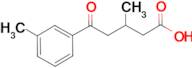 5-(3-Methylphenyl)-3-methyl-5-oxovaleric acid