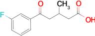 5-(3-Fluorophenyl)-3-methyl-5-oxovaleric acid