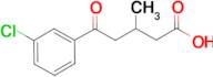 5-(3-Chlorophenyl)-3-methyl-5-oxovaleric acid