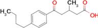 5-(4-n-Butylphenyl)-3-methyl-5-oxovaleric acid