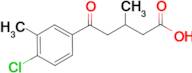 5-(4-Chloro-3-methylphenyl)-3-methyl-5-oxovaleric acid