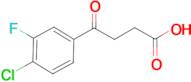 4-(4-Chloro-3-fluorophenyl)-4-oxobutyric acid