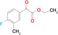 Ethyl 4-fluoro-3-methylbenzoylformate