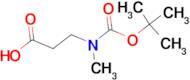 3-[(tert-Butoxycarbonyl)(methyl)amino]propanoic acid