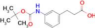 3-{3-[(tert-Butoxycarbonyl)amino]phenyl}propanoic acid