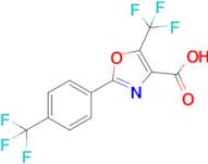 5-(Trifluoromethyl)-2-(4-trifluoromethyl)phenyl-oxazole-4-carboxylic acid