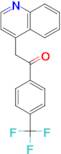 2-Quinolin-4-yl-1-[4-(trifluoromethyl)phenyl]ethanone
