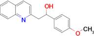 1-(4-Methoxyphenyl)-2-quinolin-2-yl ethanol