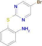 2-[(5-Bromopyrimidin-2-yl)thio]aniline