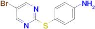 4-[(5-Bromopyrimidin-2-yl)thio]aniline