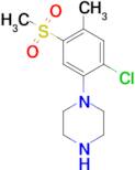 1-[2-Chloro-4-methyl-5-(methylsulfonyl)phenyl]piperazine