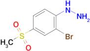 [2-Bromo-4-(methylsulfonyl)phenyl]hydrazine