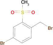 4-Bromo-1-(bromomethyl)-2-(methylsulfonyl)benzene