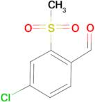 4-Chloro-2-(methylsulfonyl)benzaldehyde