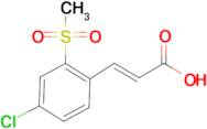 (2E)-3-[4-Chloro-2-(methylsulfonyl)phenyl]acrylic acid