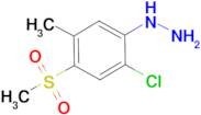 [2-Chloro-5-methyl-4-(methylsulfonyl)phenyl]hydrazine