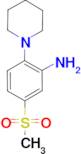 5-(Methylsulfonyl)-2-piperidin-1-ylaniline