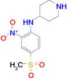 N-[4-(Methylsulfonyl)-2-nitrophenyl]piperidin-4-amine