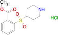 Methyl 2-(piperidin-4-ylsulfonyl)benzoatehydrochloride