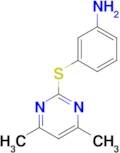 3-[(4,6-Dimethylpyrimidin-2-yl)thio]aniline