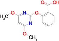 2-[(4,6-Dimethoxypyrimidin-2-yl)oxy]benzoic acid