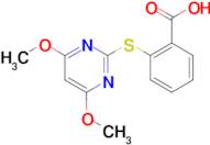 2-[(4,6-Dimethoxypyrimidin-2-yl)thio]benzoic acid