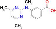 3-[(4,6-Dimethylpyrimidin-2-yl)(methyl)amino]benzoic acid