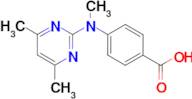 4-[(4,6-Dimethylpyrimidin-2-yl)(methyl)amino]benzoic acid